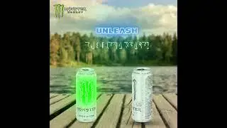 Monster Energy drink 2D Animation
