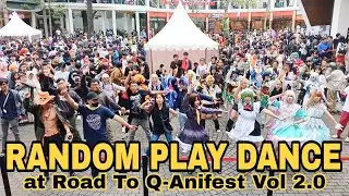 RANDOM PLAY DANCE at Road To Q-Anifest Vol 2.0 (Cihampelas Walk) | Full Video