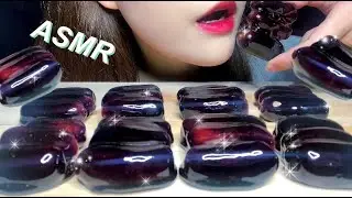 ASMR CANDIED FRUIT *TANGHULU* 블랙사파이어포도 탕후루 Sweet Sapphire Grapes 과일 먹방 NO TALKING EATING SOUNDS