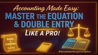 Accounting Made Easy: Master the Equation & Double Entry Like a Pro!#doubleentryprinciples5C