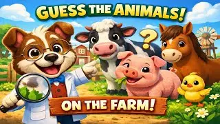Guess the Farm Animals 🐮🐷🐔 Fun Learning for Kids #FarmAnimalsForKids #GuessTheAnimals