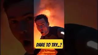 Crazy! This Man Surfs on HOT LAVA from an Erupting Volcano|This Guy is Unreal! | #aivideo #shorts