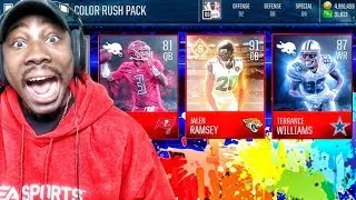 PULLING ELITES IN COLOR RUSH PACK OPENING! Madden Mobile 18 Gameplay Ep. 8