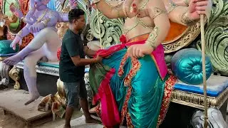 Ganpathi Dothi drapping tutorial 2025 | Ganesh idol making 2025 | Ganesh Chaturthi 2025