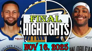 New Orleans Pelicans vs Golden State Warriors FINAL Qtr Nov 16.2025 Highlights | NBA hightlight