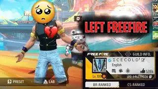 I destroyed my ff Id🥹😭No clickbait
