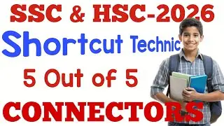 SSC-2026,Connectors ||Shortcut Technic || Sentence Connector 5 out of 5 || SSC, HSC Exam-2026 