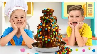 Дети учатся делать конфеты своими руками
