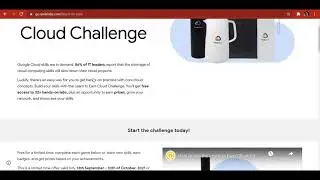 Google Cloud Challenge- Offer valid only from 13th Sept - 10th Oct, 2021