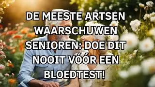 De Meeste Artsen Waarschuwen Senioren: Doe Dit Nooit V&oacute;&oacute;r een Bloedtest! &ndash; 5 Cruciale Fouten