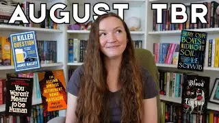 August TBR 2025 | New Horror, Vampires, & Exciting ARCs 📚
