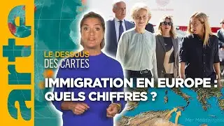 Immigration vers l'Europe : un point sur les chiffres - Le dessous des cartes - L'essentiel | ARTE