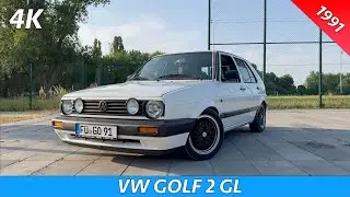 VW Golf 2 1991: Detail Review GL trim (Exterior - Interior) 1.8 l Petrol 90 HP, 3-speed AT