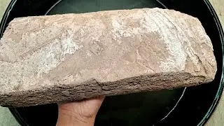 Brown Crispy Chalk Clay Mix Thick long Slabs Water Crumbling 💣@GSChalkClayAsmr 