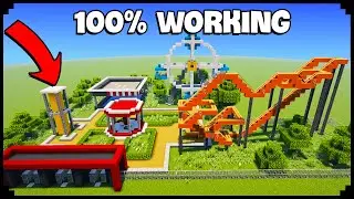 Let's build a CITY in Minecraft - Amusement Park