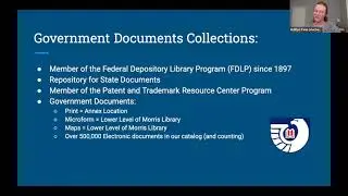 Tips and Tricks for New Gov Docs Librarians