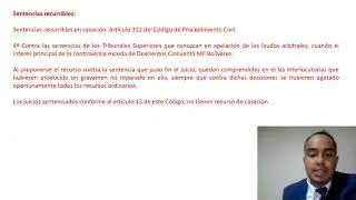 NOCIONES BÁSICAS DEL RECURSO DE CASACIÓN CIVIL EN VENEZUELA.