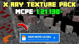 X-RAY Texture Pack For MCPE/Bedrock 1.21.130 | X-Ray Mod For Minecraft Pe 1.21