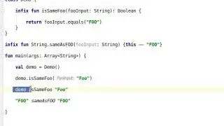 Kotlin: infix