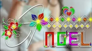 Glass font editing New style glass font name editing in PixelLab PS touch