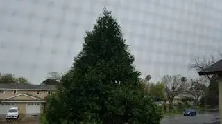 Rain Shower and Breezy SW Winds 4:02pm April 15, 2019