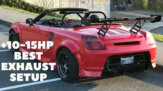 The MOST POWERFUL and BEST SOUNDING exhaust for the Toyota MR2 Spyder.