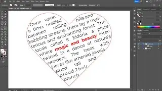 How to Fill Any Shape With Text in Adobe Illustrator