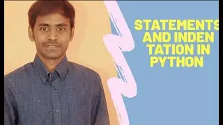 Statements and Indentation in Python