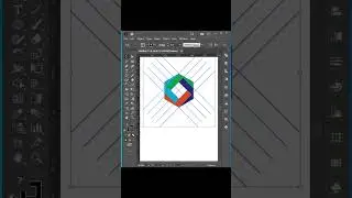 How to create a polygon design with shape builder tool in illustrator/ adobe illustrator tutorial