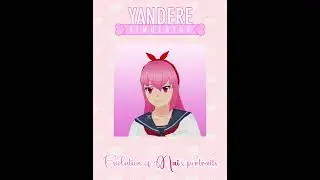 The evolution portrait of Mai Waifu | Yandere Simulator #shorts  #short