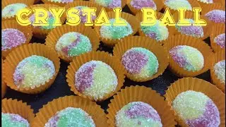 Resepi biskut kristal ball / crystall ball / resepi biskut raya mudah dan cepat
