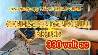 UJI PERTAMKALI SETELAH TAMBAH TRAVO, GENERATOR MINI