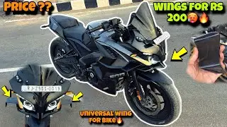 Installing Wings In Pulsar Rs 200 || Full Modified Rs 200 || Day5✅10 DAYS CHALLENGE