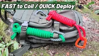 Try This!  SWIFT Rope Coiling & Release + Carabiner Knot HACK! #rope