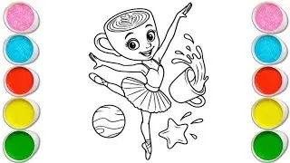 Ballerina Cappuccina Drawing, Painting & Coloring For Kids and Toddlers_ Child Art