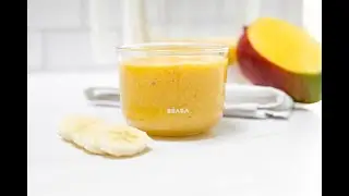 Mango, Banana, Coconut Baby Puree