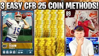 3 EASY COIN MAKING METHODS TO USE IN CFB 25 ULTIMATE TEAM!