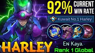 92% Current Win Rate Harley No.1 Supreme! - Top 1 Global Harley by Eɴ Kaya. - MLBB