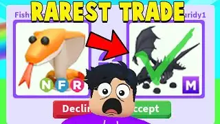 Trading *RAREST* NEON COBRA in Adopt Me!