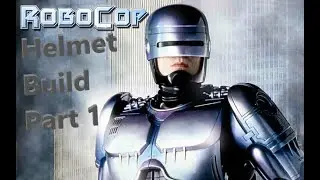Robocop Helmet build Part 1 makeing, sanding, undercoating
