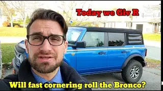 Ford Bronco Handling, Cornering and tires. What can it handle before Rolling Over? +Road Noise