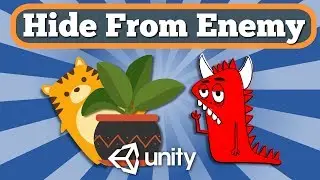 Unity 2D Tutorial How To Hide Character Behind Object So Enemy Can&rsquo;t Catch Or Damage Or Kill Him