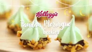 Kellogg's Cornflakes Pandan Meringue Cookies Recipe (SG)