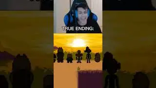 Undertale - true ending vs genocide ending 😅 #undertale #memes