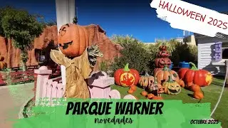 &iexcl;TODAS las NOVEDADES de HALLOWEEN en PARQUE WARNER MADRID 2025! 🎃  #parquewarner
