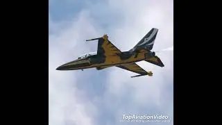 RoKAF Black Eagles aerobatic team at LIMA23 #planespotting #blackeagles #aerobatics #fighterjet