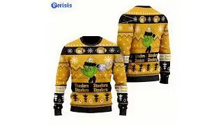 Pittsburgh Unique Steelers The Grinch Design Plus Size Ugly Sweater Fashion