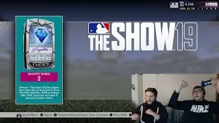 TWO RARE TIERS!!! 4 NEW SIGNATURE SERIES CHOICE PACKS!!! MLB The Show 19 Diamond Dynasty!!