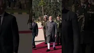 Watch Indian PM Modi's Grand Welcome in Jordan by King Abdullah | AC1G