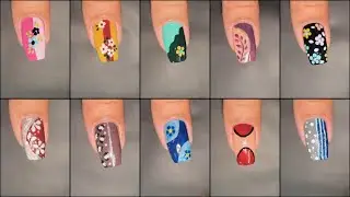 || 🌷Simple And Easy Floral Nailart Idea's 🌷||